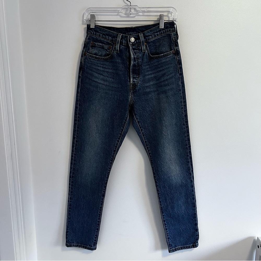 Levi’s 501 Premium Denim High Rise Button Fly 95% Cotton Size 27 - Picture 4 of 17